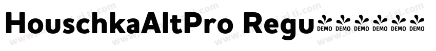 HouschkaAltPro Regu字体转换